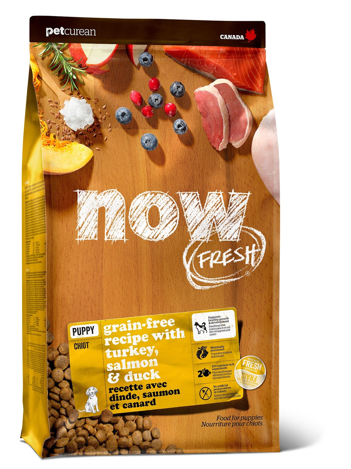 NOW FRESH Chiot Dinde, Saumon & Canard SG