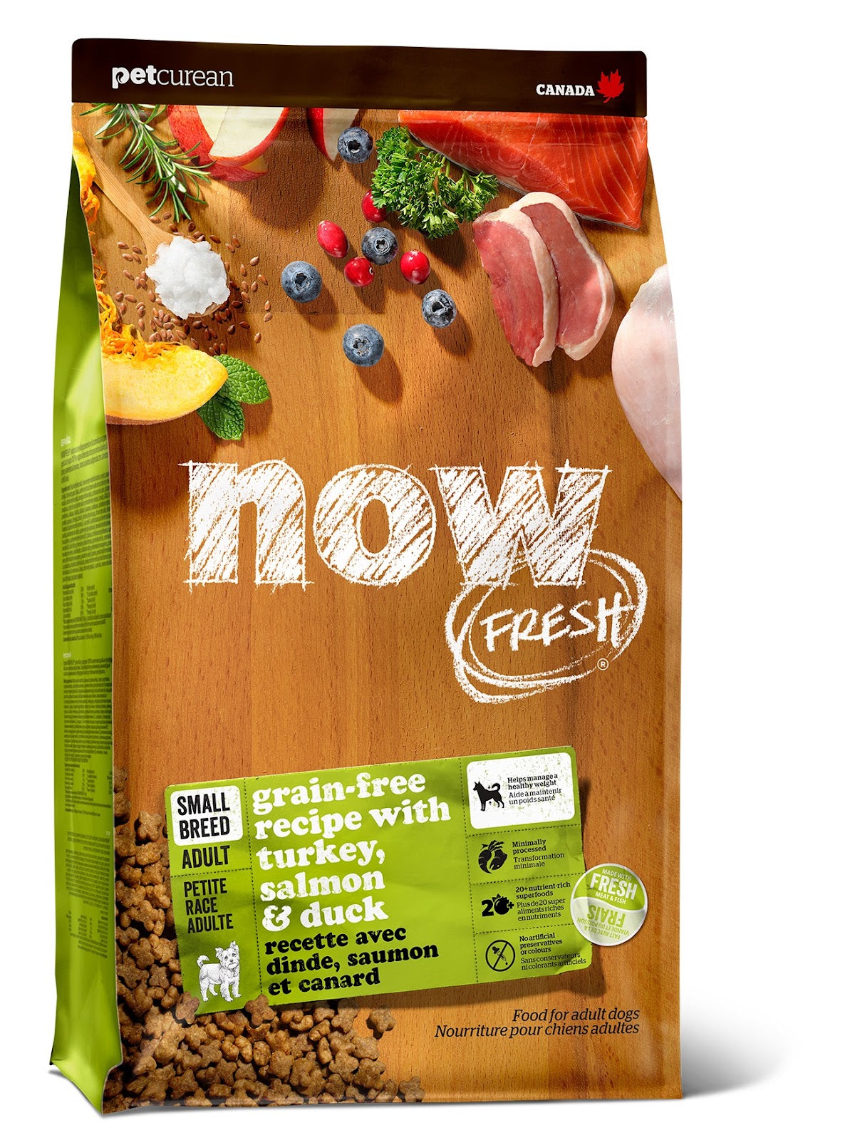 NOW FRESH Chien PR Dinde, Saumon & Canard SG