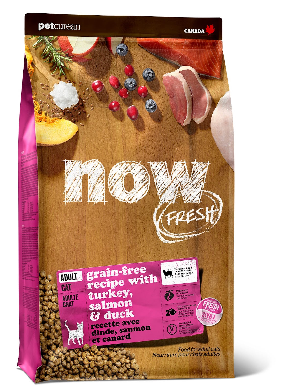 NOW FRESH Chat Dinde, Saumon & Canard SG 3.63kg