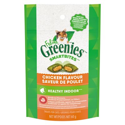 GREENIES FELINE SMARTBITES Chicken Flavor Treats 60g