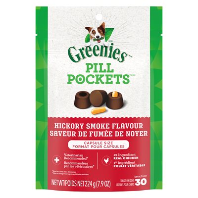 GREENIES PILL POCKETS Hickory Smoke Flavored Dog Treats