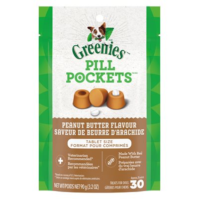 GREENIES PILL POCKETS Peanut Butter Flavor Dog Treats