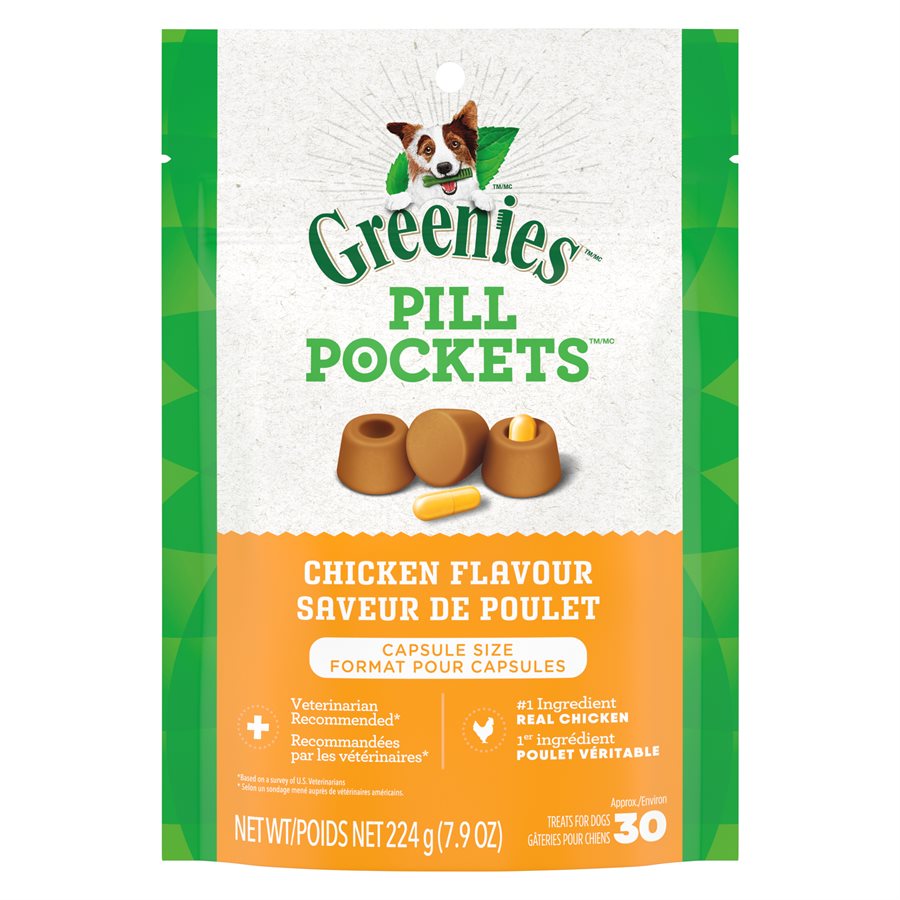 GREENIES PILL POCKETS Chicken Flavored Dog Treats