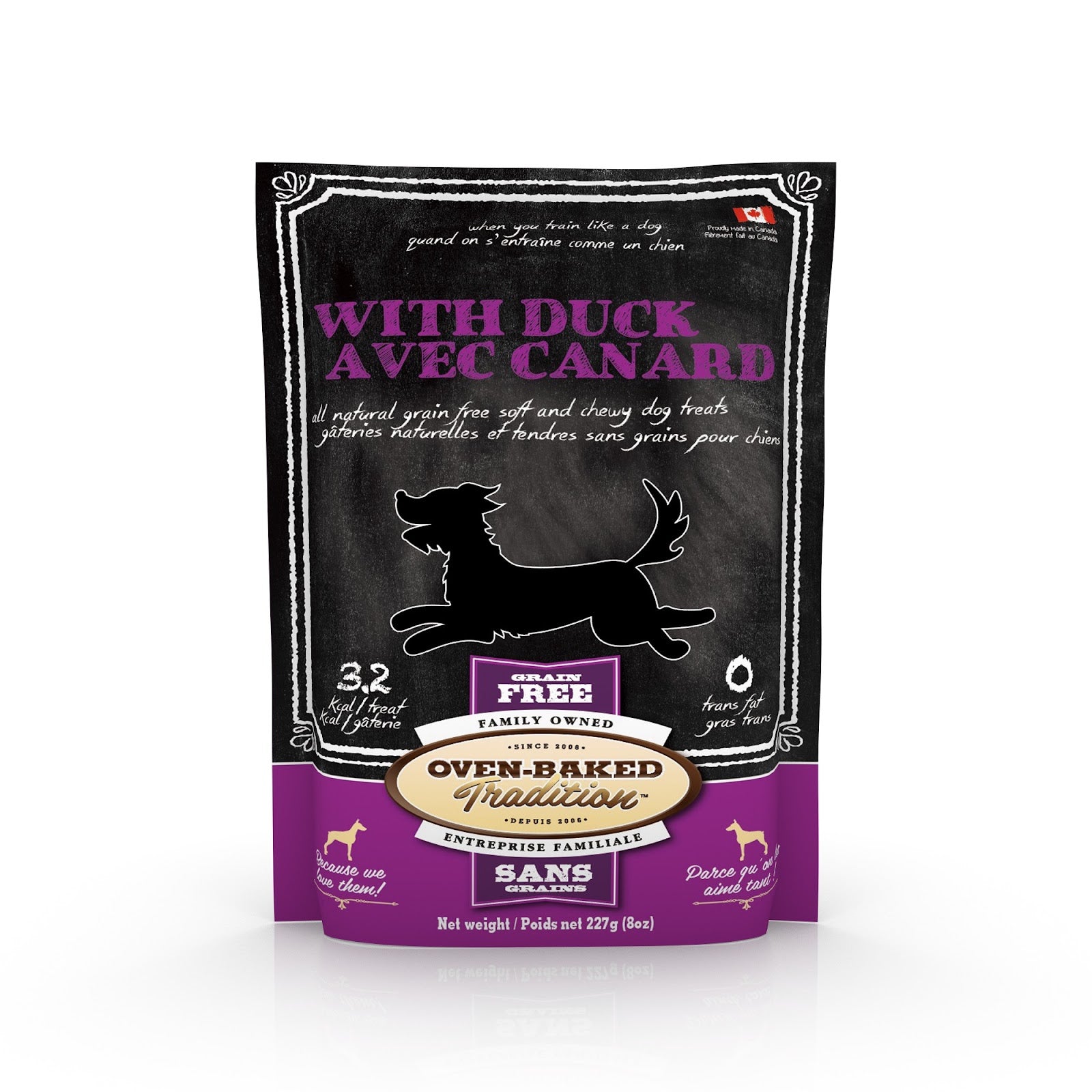 OBT Gâteries Chien Tendres au Canard SG 227g