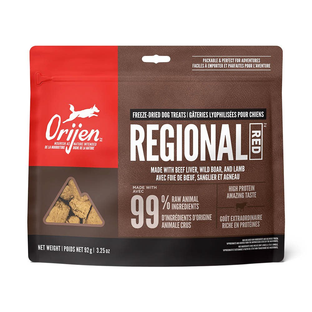 ORIJEN Gâteries Chien Regional Red 92g