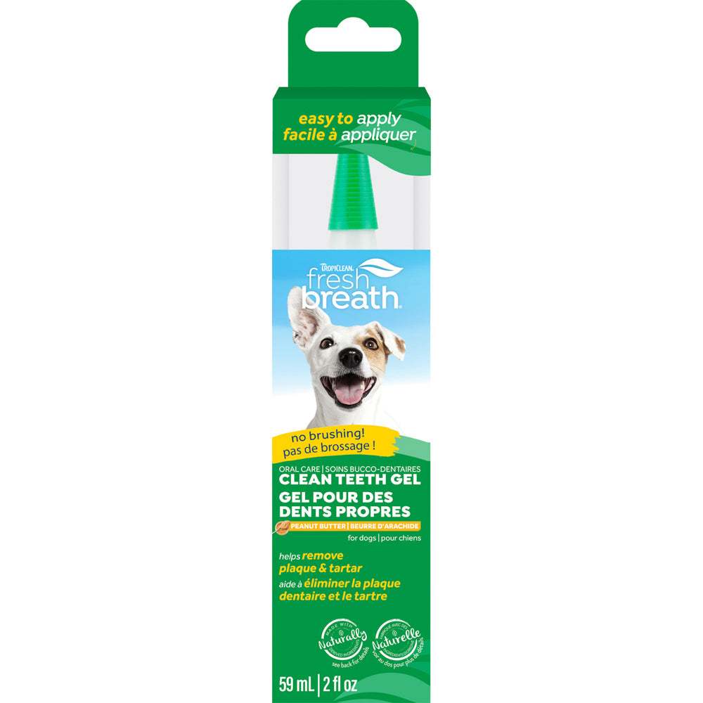 TROPICLEAN Fresh Breath Gel Dentaire Arachide Chien 2oz