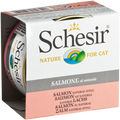 SCHESIR Chat Saumon au Naturel en Eau Cuisson 85g