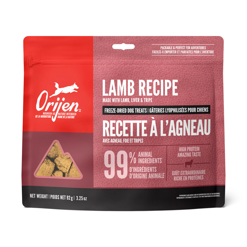 ORIJEN Gâteries Chien Agneau 92g