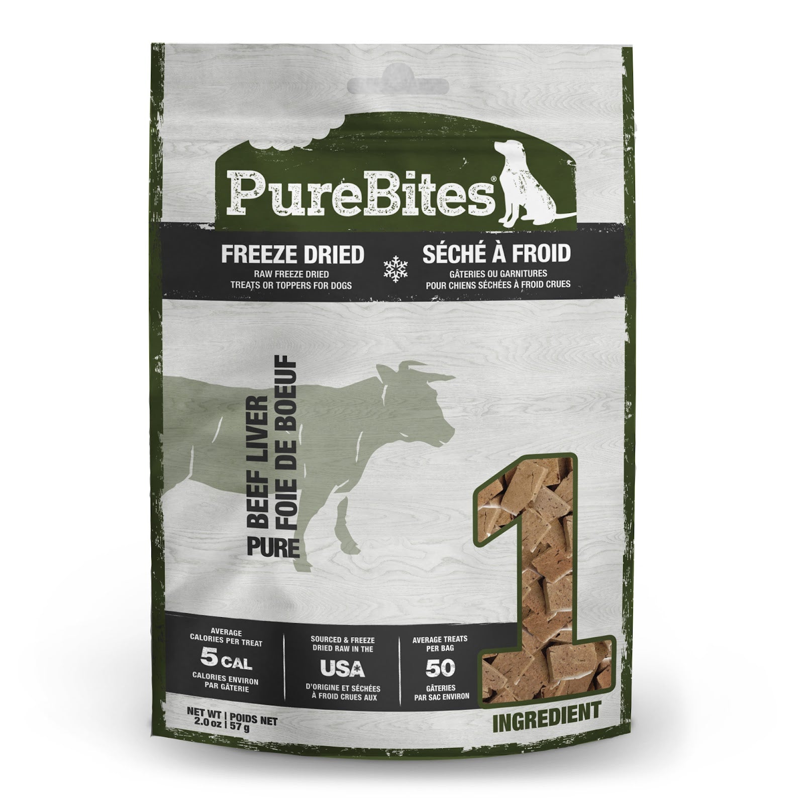 PUREBITES Gâteries Chien Foie de Boeuf