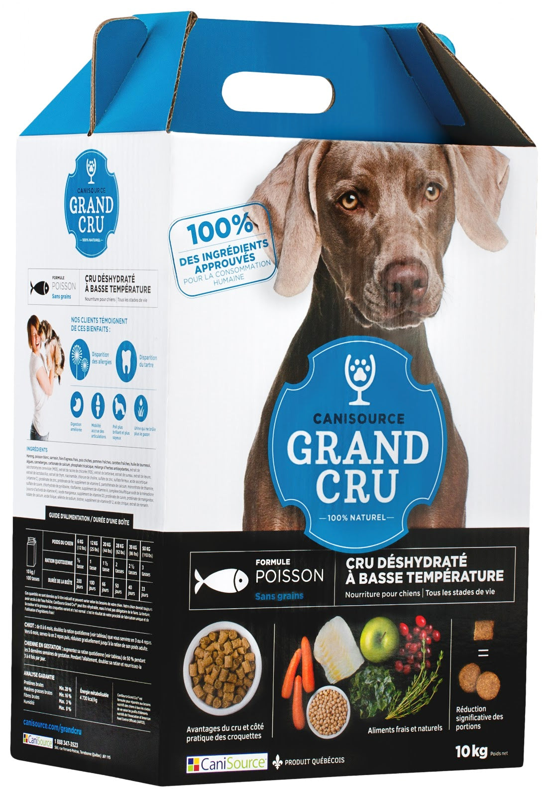 CANISOURCE GRAND CRU Chien Poisson SG 10kg