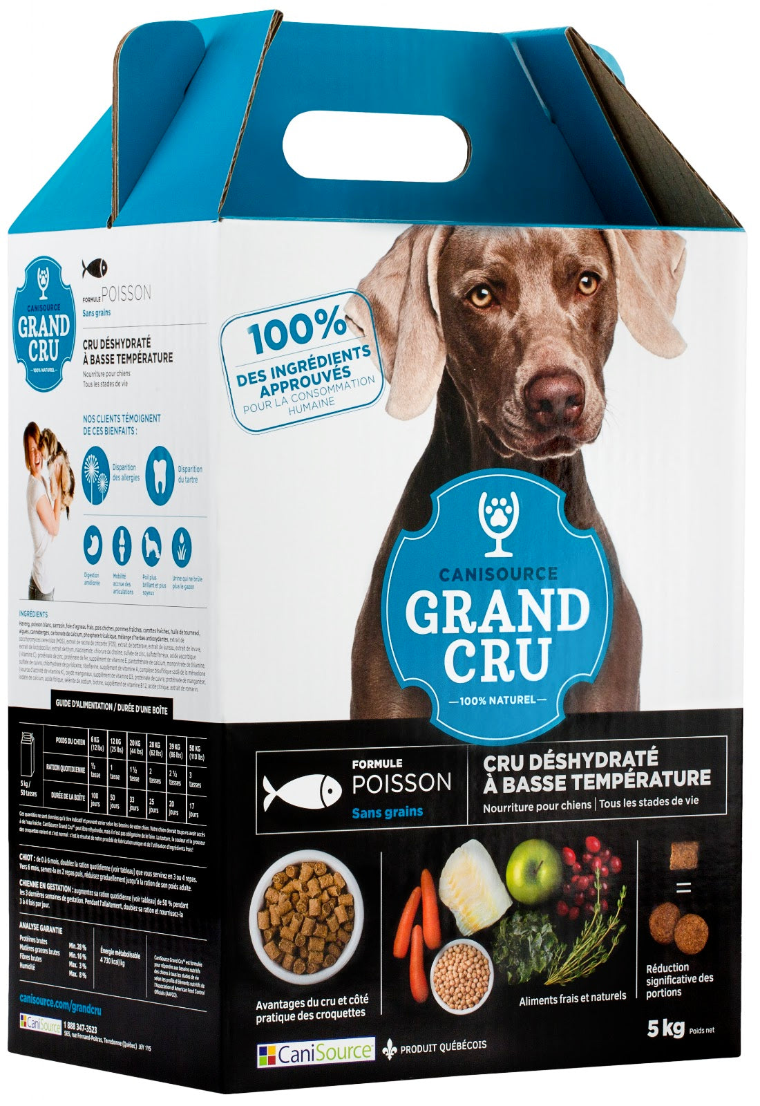 CANISOURCE GRAND CRU Chien Poisson SG 5kg