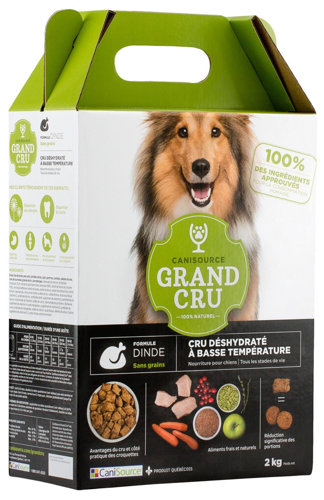 CANISOURCE GRAND CRU Chien Dinde SG 2kg