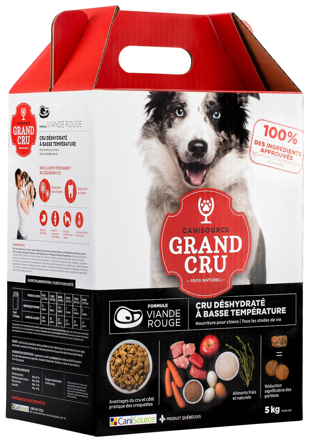 CANISOURCE GRAND CRU Chien Viande Rouge