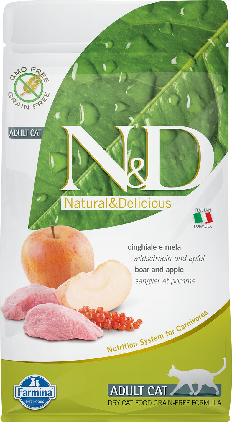 N&D PRIME Chat Sanglier & Pomme SG