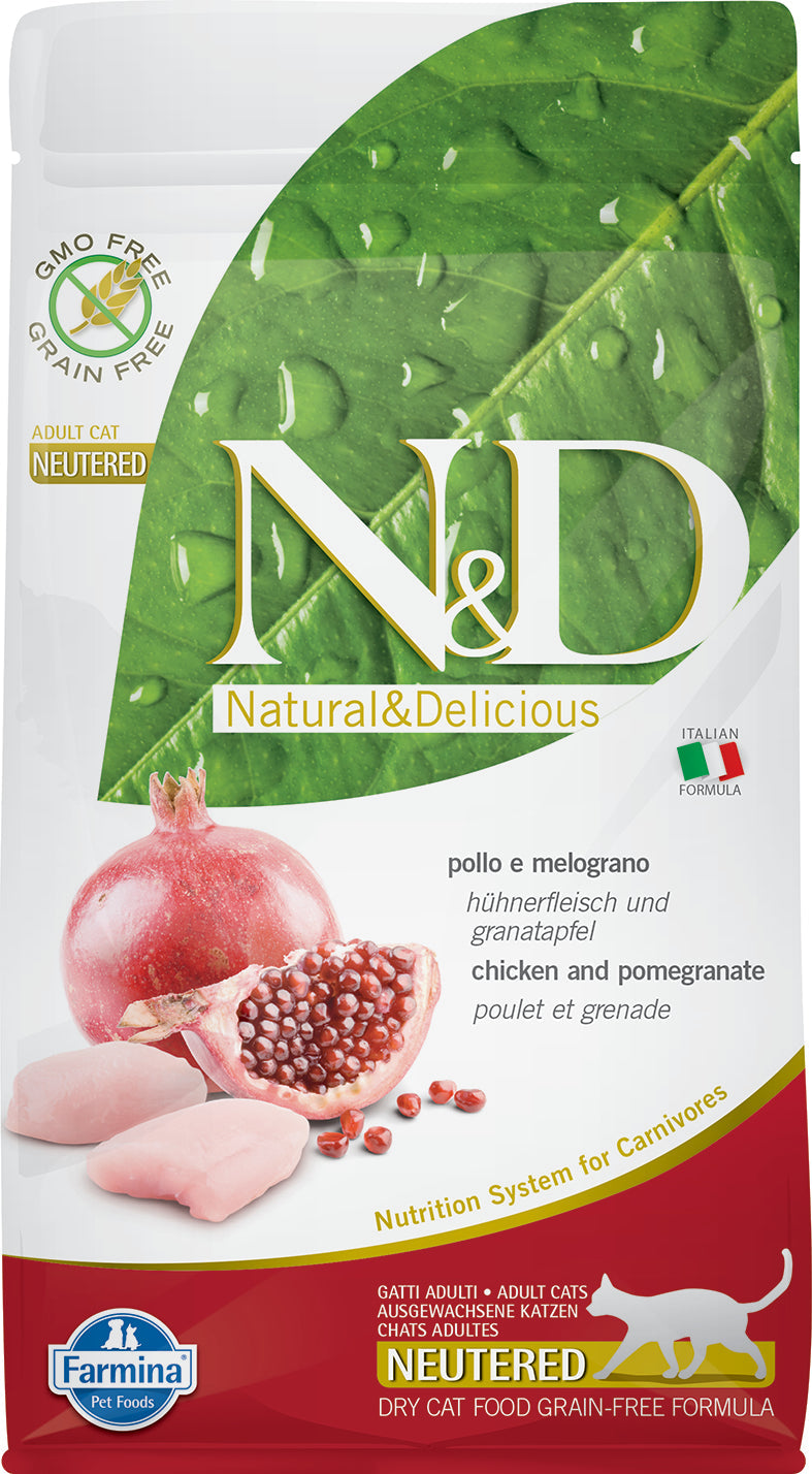 N&D PRIME Chat Stérilisé Poulet & Grenade SG