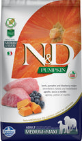 N&D CITROUILLE Chien MR & GR Agneau & Myrtille SG 12kg