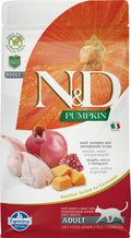 N&D CITROUILLE Chat Caille, Potiron & Grenade SG 5kg