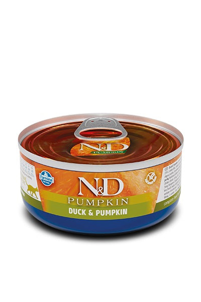 N&D CITROUILLE Chat Canard SG 70g