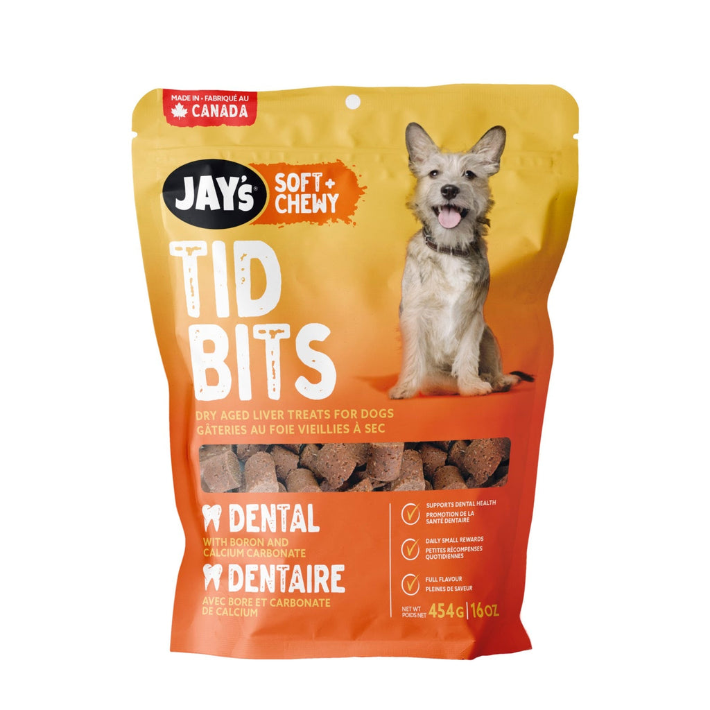 JAY'S TID BITS Gâteries Chien Foie de Porc