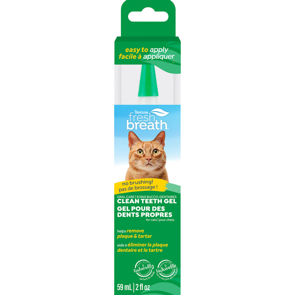 TROPICLEAN Fresh Breath Gel Dentaire Chat 2oz