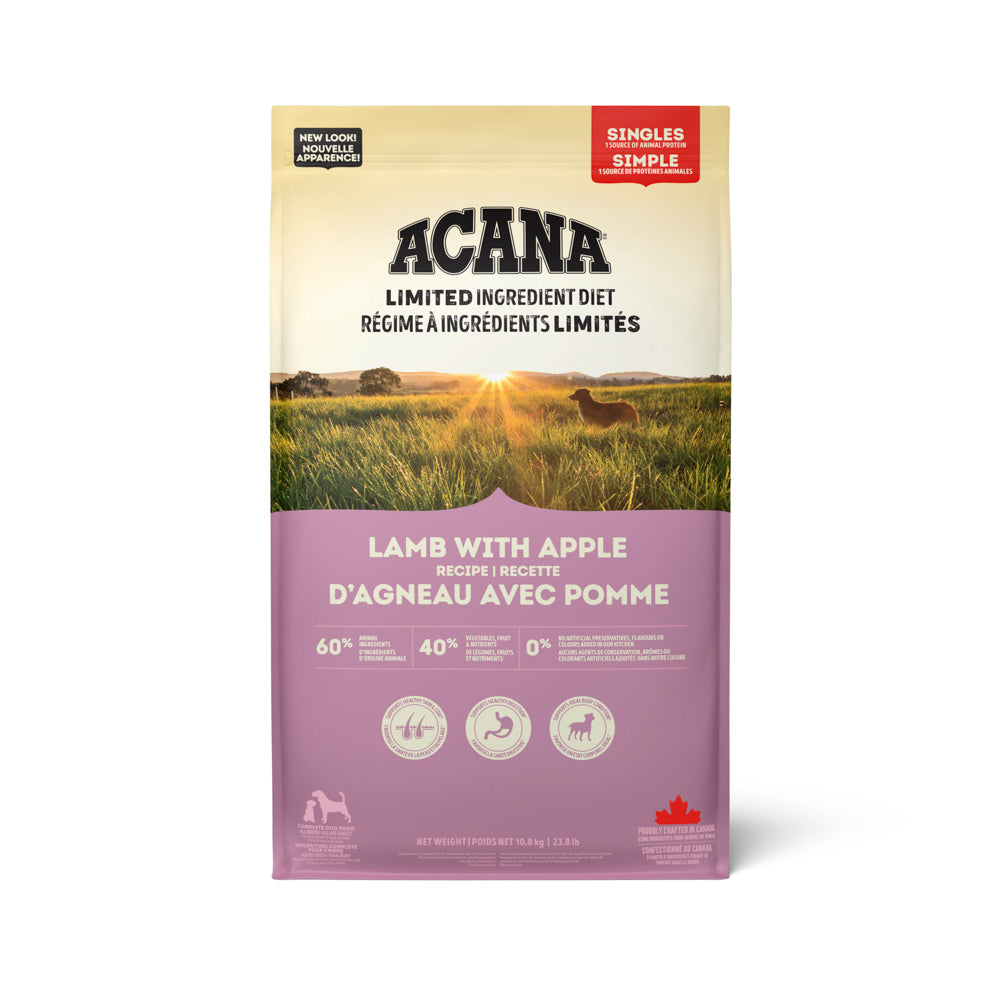 ACANA SINGLES Chien Agneau & Pomme