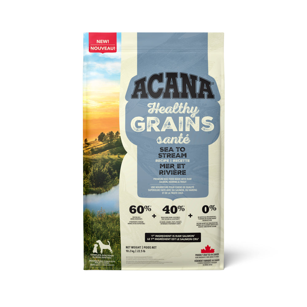 ACANA GRAINS SANTÉ Chien Mer & Rivière 10.2kg