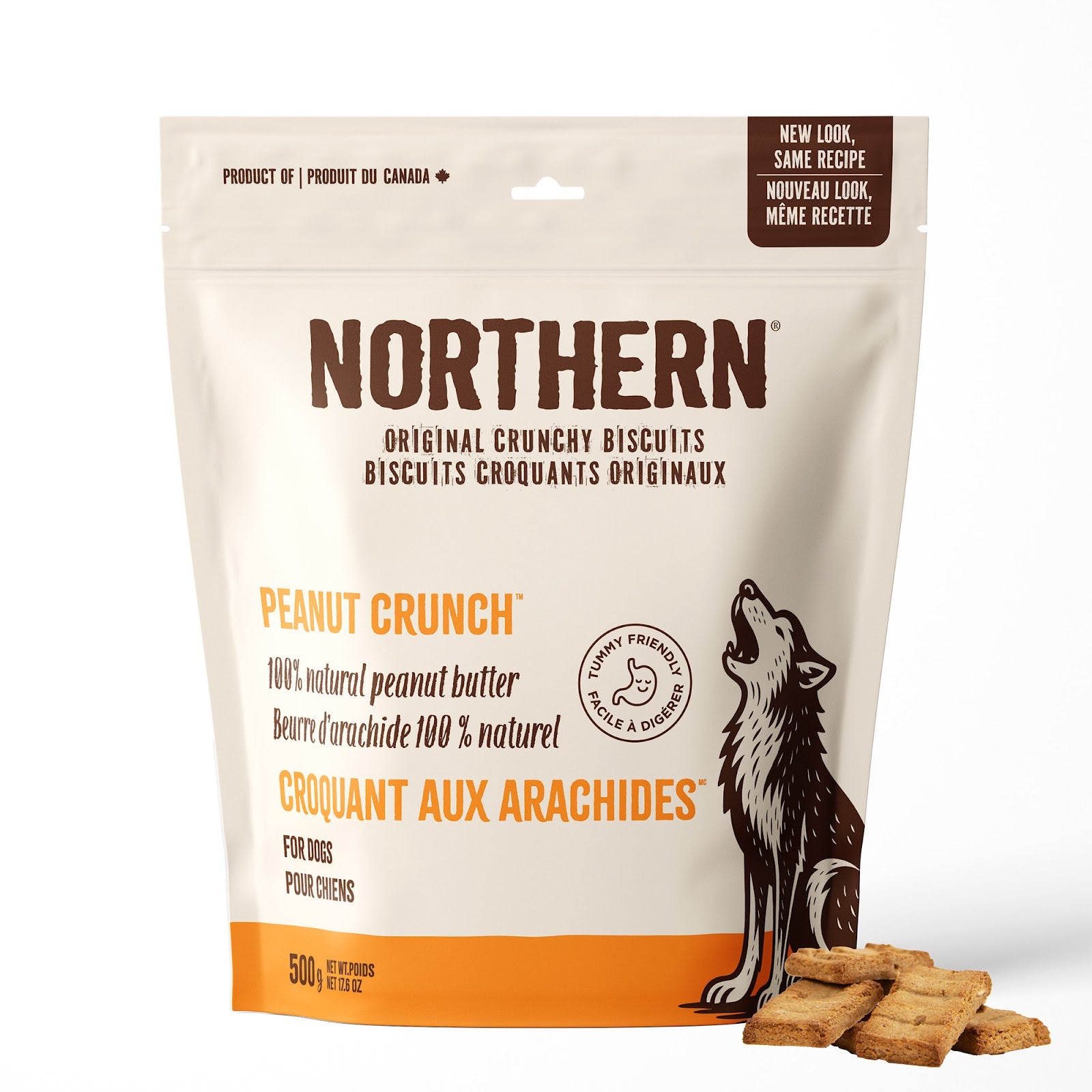 NORTHERN Gâteries Chien Beurre d'Arachides 500g