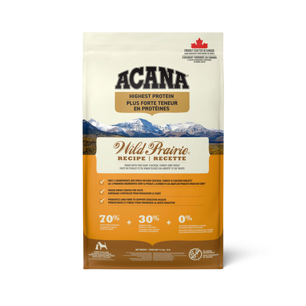 ACANA REGIONALS Chien Prairie Sauvage (Wild Prairie)