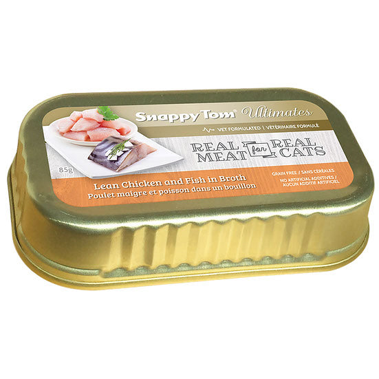 SNAPPY ULTIMATES Chat Poulet & Poisson en Bouillon 85g