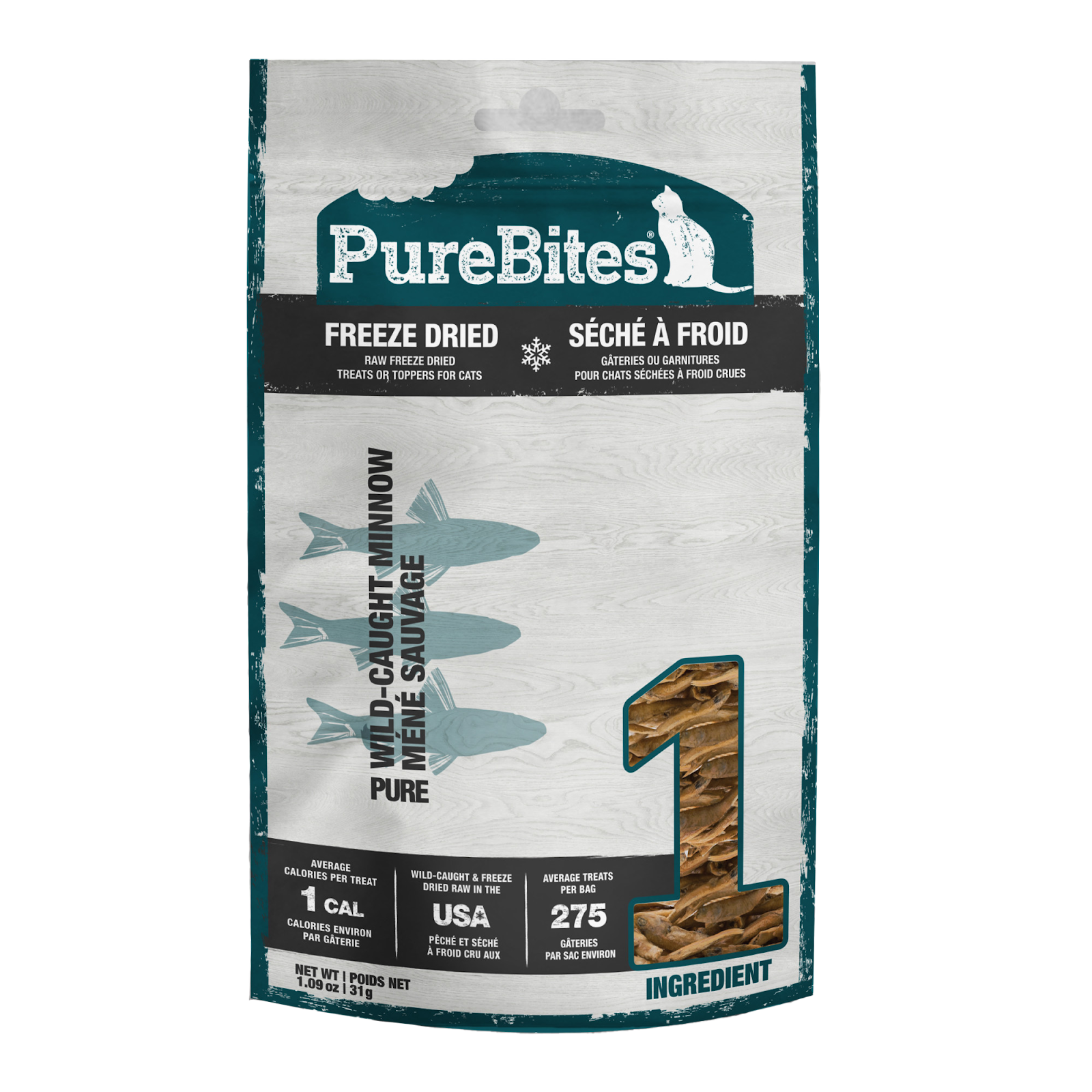 PUREBITES Gâteries Chat Méné Sauvage