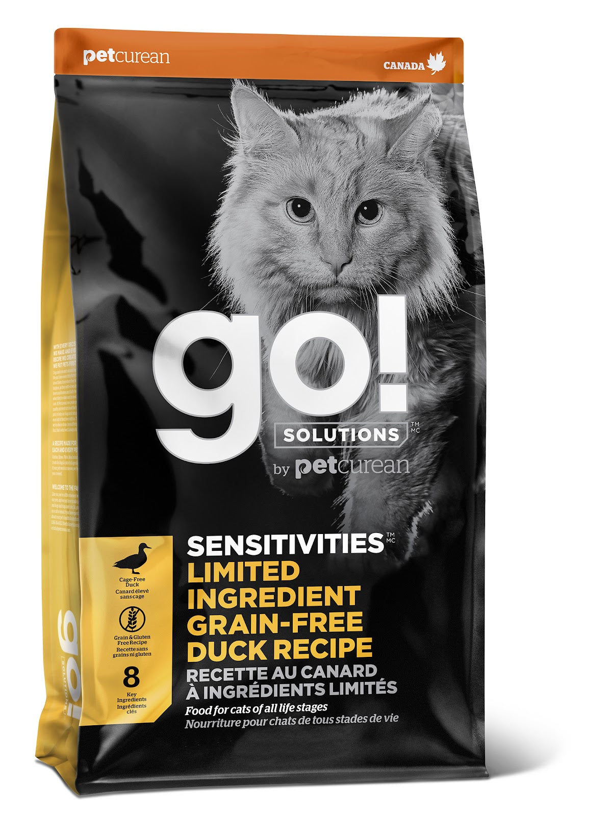 GO! SENSITIVITIES LID Chat Canard SG 3.63kg