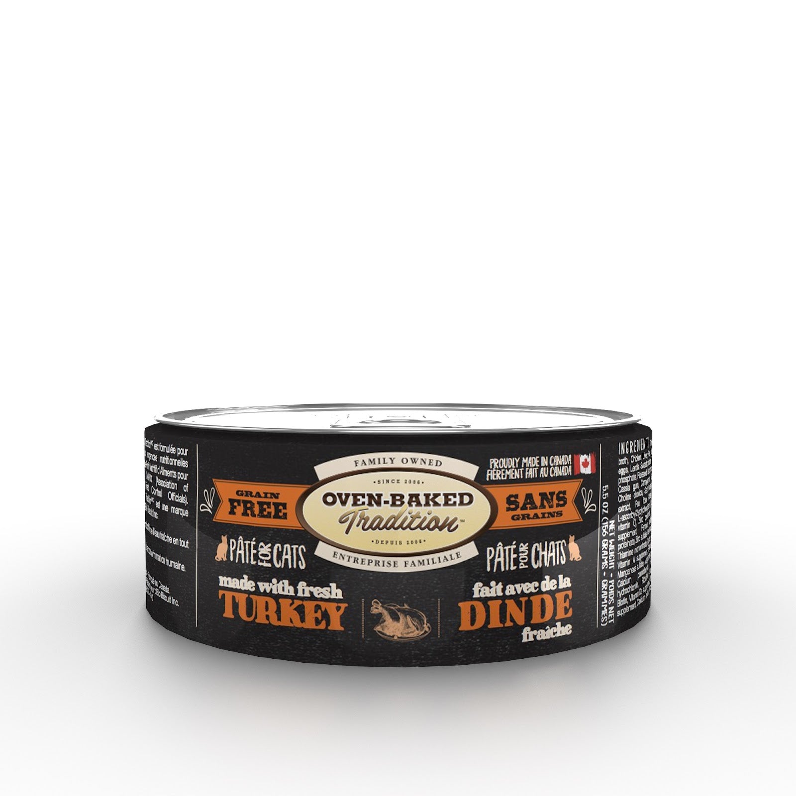 OBT Chat Pâté Dinde SG 156g