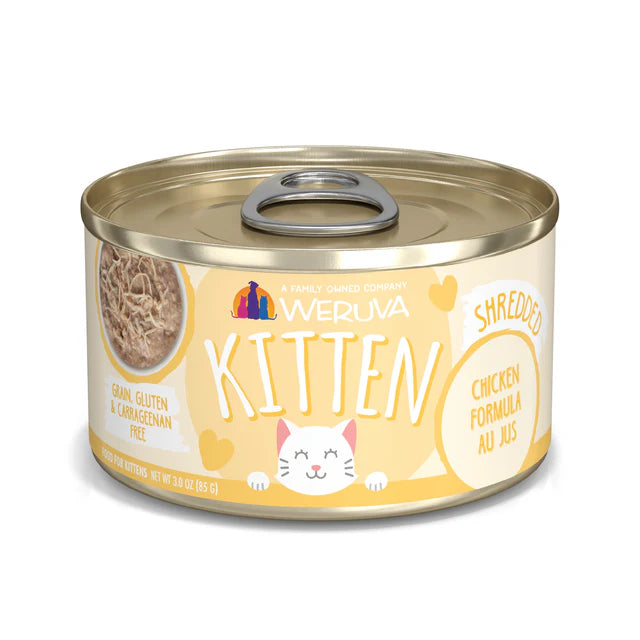WERUVA Chaton Poulet Éffiloché au Jus 85g