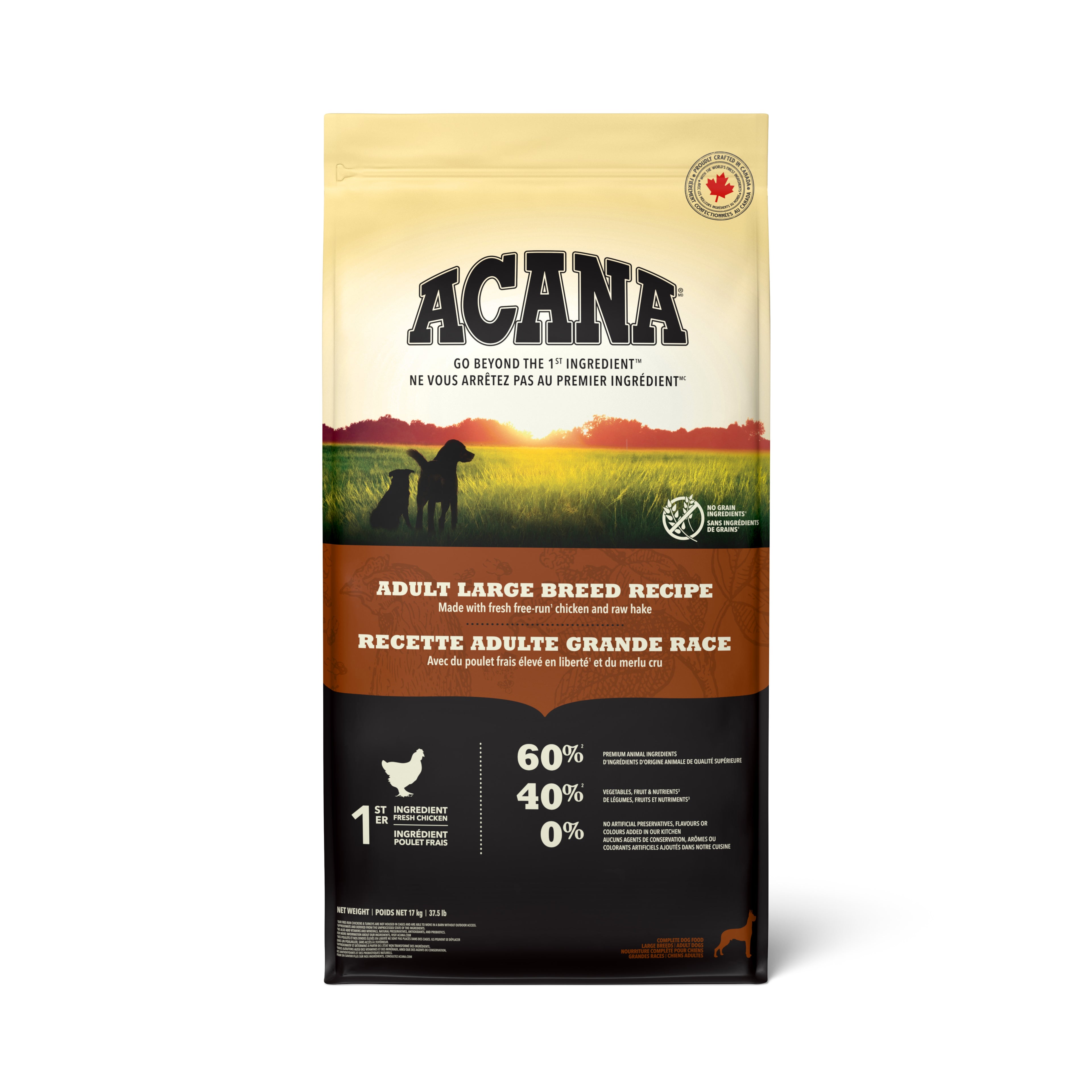 ACANA Héritage Chien GR Adulte 17kg