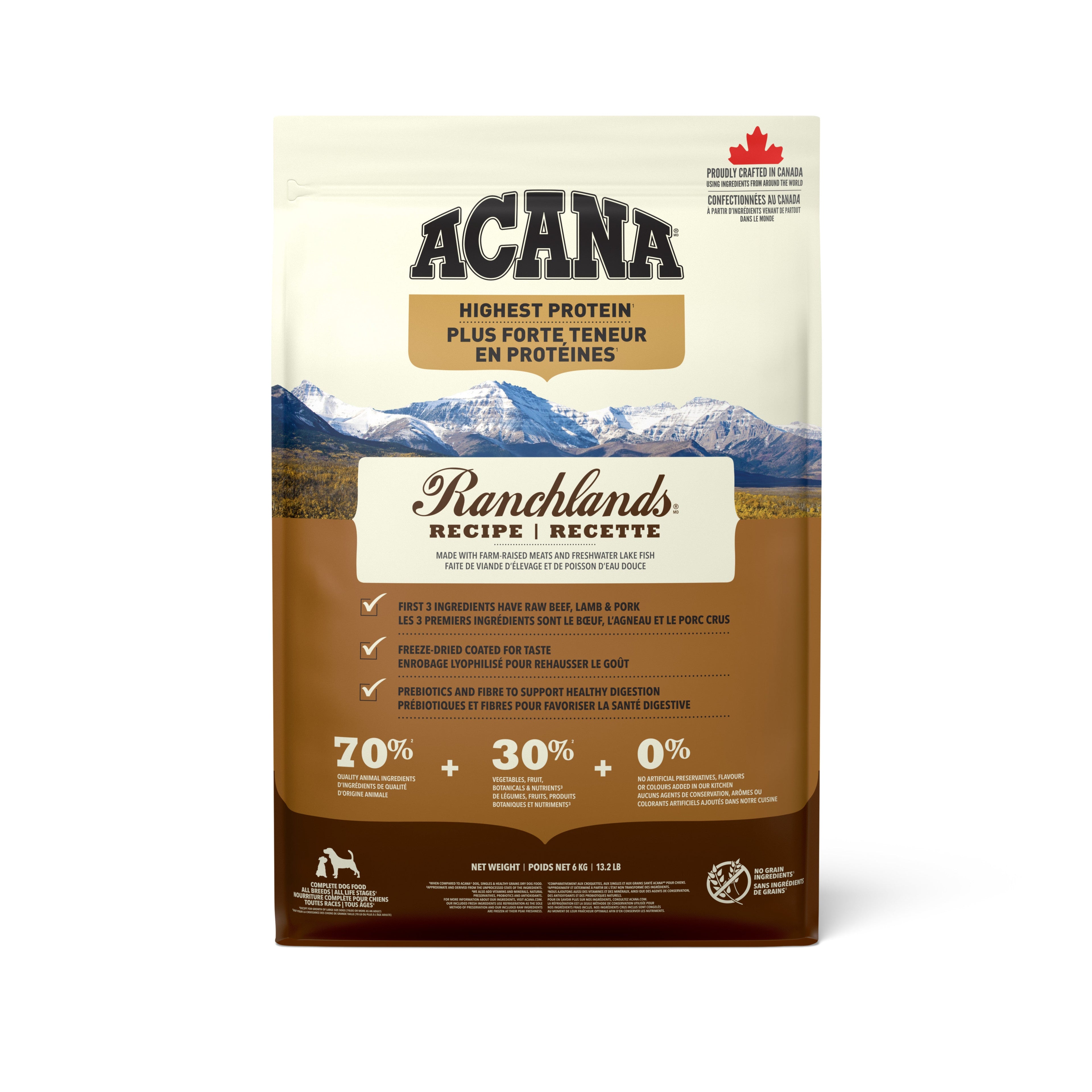 ACANA REGIONALS Chien Terres d'Élevage (Ranchlands)