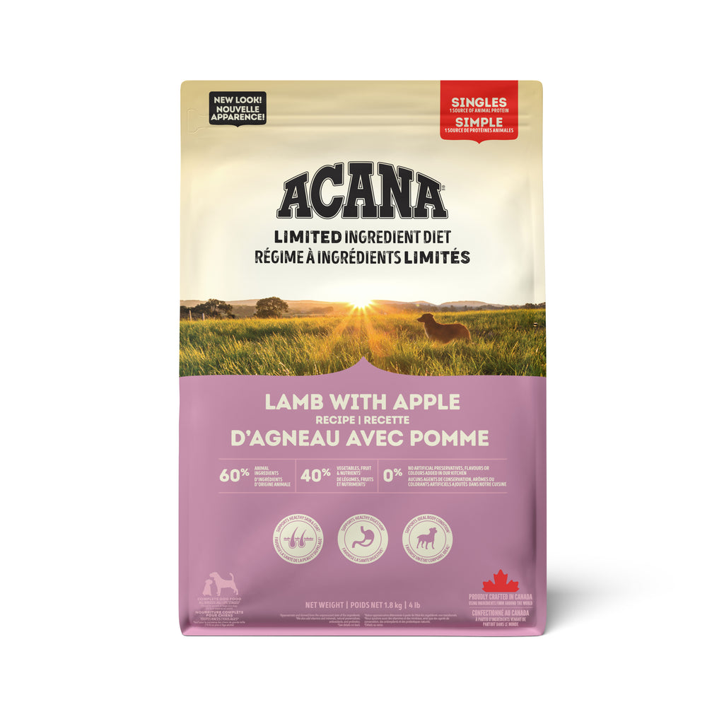 ACANA SINGLES Chien Agneau & Pomme