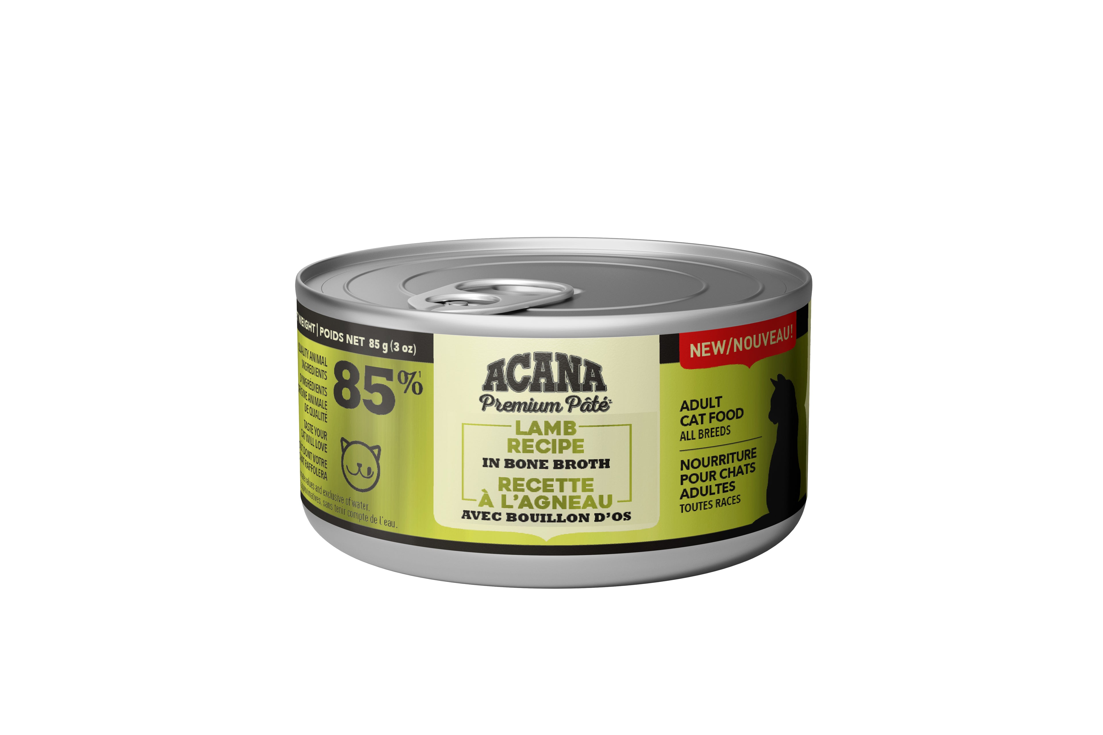 ACANA PREMIUM Chat Pâté Agneau avec Bouillon d'Os