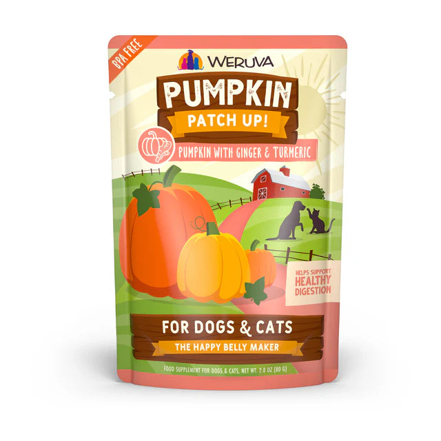 WERUVA Patch Up! Chien Topper Purée Citrouille & Gingembre