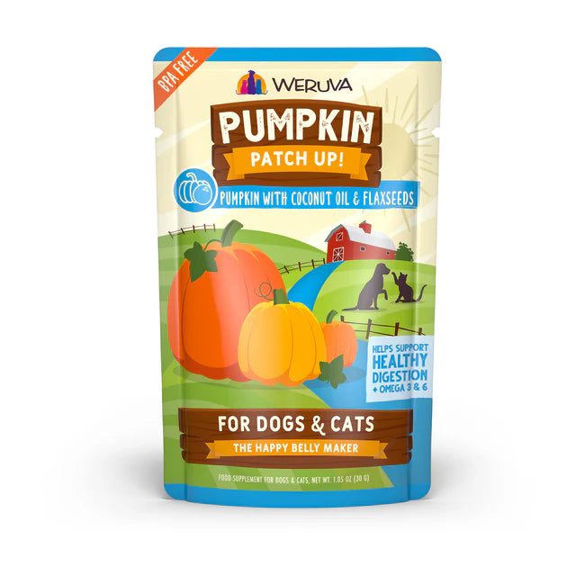 WERUVA Patch Up! Chien Topper Purée Citrouille & Noix de Coco