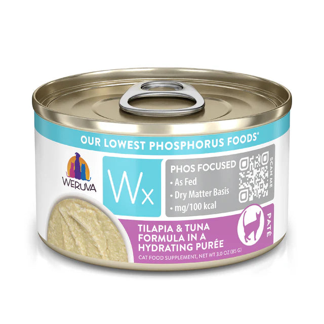 WERUVA Wx Chat Tilapia & Thon en Purée 85g