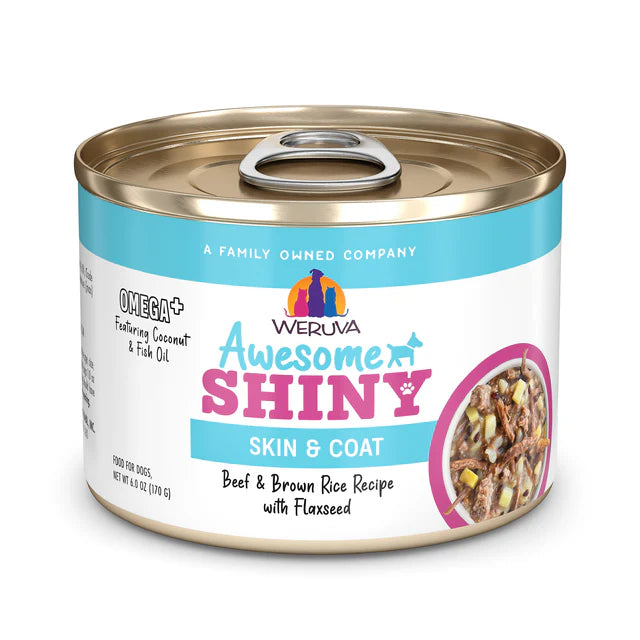 WERUVA FUNCTIONAL Chien Awesome Shiny Boeuf en Bouiilon 170g