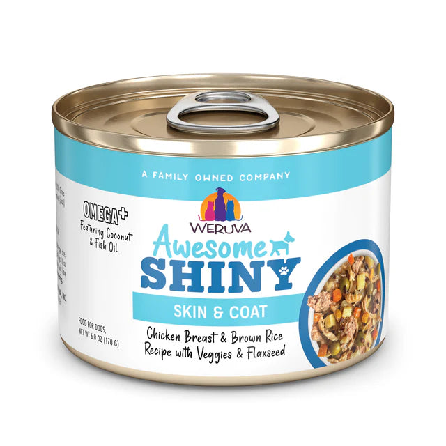 WERUVA FUNCTIONAL Chien Awesome Shiny Poulet & Légumes en Bouiilon 170g