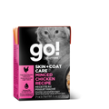GO! Chat Tetra Pak Soins Peau & Pelage, Poulet Haché 182g