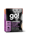 GO! CARNIVORE Chat Tetra Pak Pâté Poulet, Dinde & Canard SG 182g