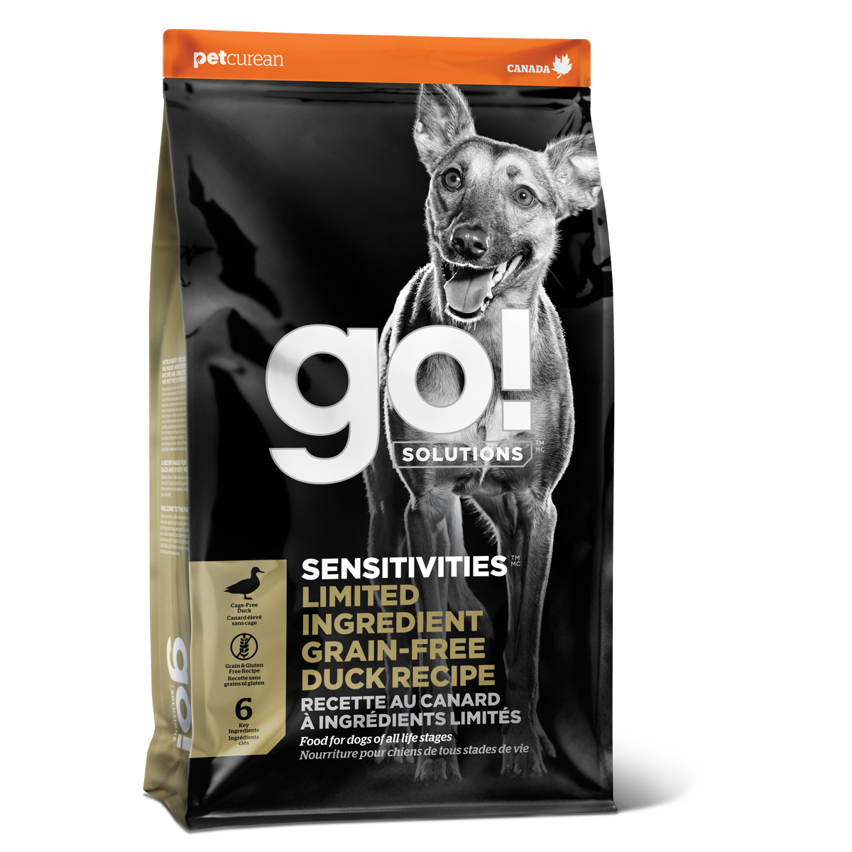 GO! SENSITIVITIES LID Chien Canard SG 10kg