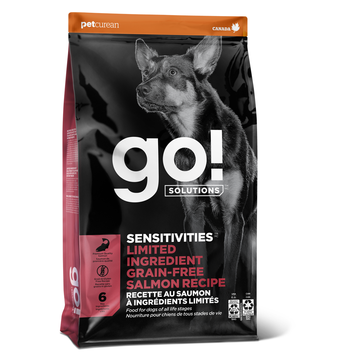 GO! SENSITIVITIES LID Chien Saumon SG
