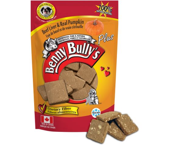 BENNY BULLY'S Gâteries Chien Foie Boeuf & Citrouille 58g