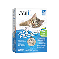 CATIT GO NATURAL! Litière Multi-Chat Pois Cosses de Pois Vanille 6.4kg