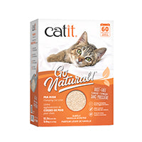 CATIT GO NATURAL! Litière Cosses de Pois Vanille 5.6kg