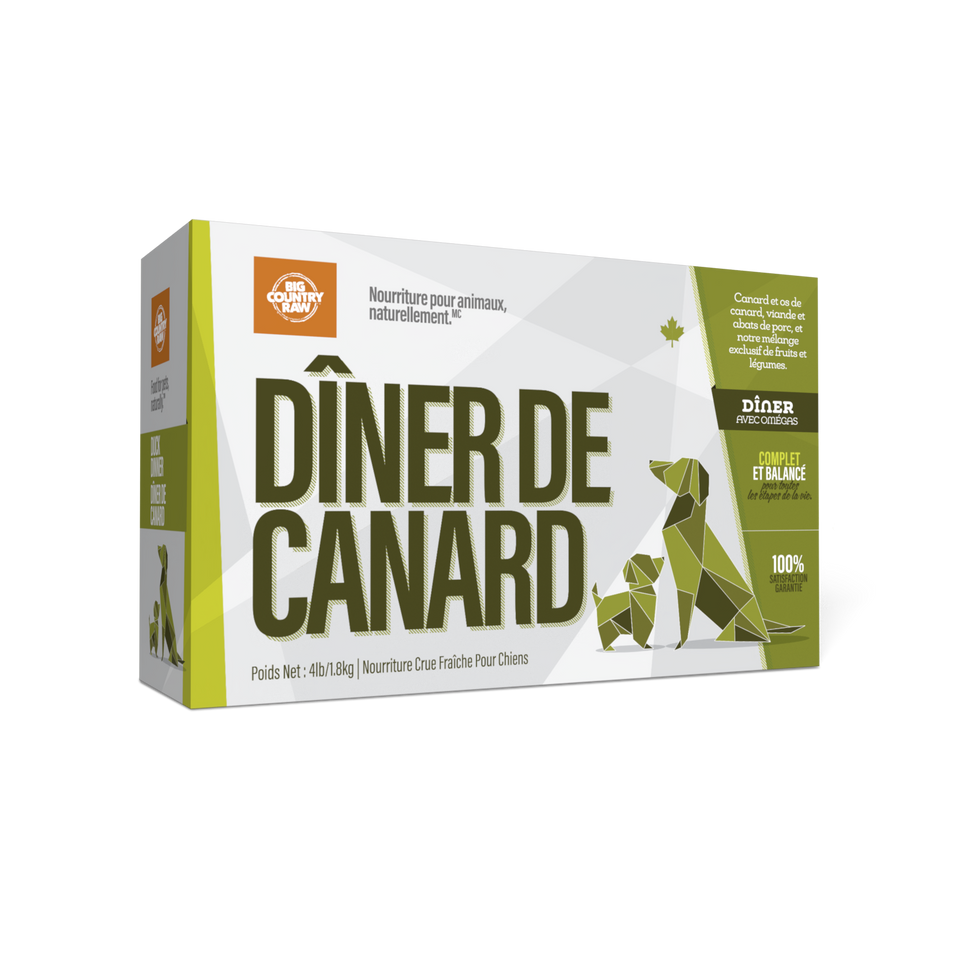 BCR Chien Dîner Canard 1.8kg
